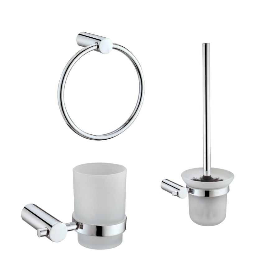 3 Piece Bathroom Accessory Set- Warren