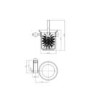3 Piece Bathroom Accessory Set- Warren