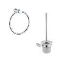 BUN/BeBa_26977/93804 Chrome 2 Piece Bathroom Accessory Set - Warren
