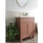 600mm Pink Freestanding Vanity Unit with Basin - Avebury