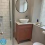 600mm Pink Freestanding Countertop Vanity Unit with Basin - Avebury