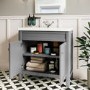 800mm Grey Freestanding Vanity Unit with Basin - Avebury