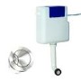 500mm Blue Back to Wall Unit with Chrome Flush and Tabor Toilet - Ashford