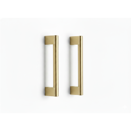 Brushed Brass Ashford Handle Pack of Two