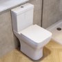 Close Coupled Rimless Comfort Height Short Projection Toilet with Soft Close Seat - Austin