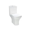 Close Coupled Corner Cloakroom Toilet with Soft Close Seat - Austin