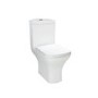Grade A1 - Close Coupled Corner Cloakroom Toilet with Soft Close Seat - Austin