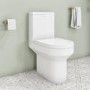 Grade A1 - Close Coupled Toilet with Soft Close Seat - Pendle