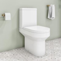 Grade A1 - Close Coupled Toilet with Soft Close Seat - Pendle
