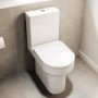 Close Coupled Toilet with Soft Close Wrap Seat - Pendle