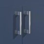 Grade A2 - 600mm Blue Freestanding Vanity Unit with Basin and Chrome Handle - Ashford