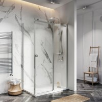 1200 x 900mm Rectangular Sliding Shower Enclosure - Frameless 1200 x 900mm Rectangular Sliding Shower Enclosure - Frameless