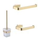 BUN/BeBa_27166/93797 Brass 3 Piece Bathroom Accessory Set - Arissa