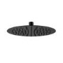Black 2 Outlet Wall Mounted Thermostatic Mixer Shower Set with Hand Shower and Slide Rail Kit - Arissa