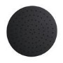 250mm Matt Black Round Rain Shower Head - Arissa