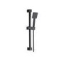 Grade A2 - Black Single Outlet Thermostatic Mixer Shower with Hand Shower - Zana