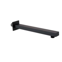 GRADE A1 - Zana Matt Black 300mm Square Wall Arm GRADE A1 - Zana Matt Black 300mm Square Wall Arm