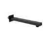 Grade A1 - Black Dual Outlet Wall Mounted  Thermostatic Mixer Shower with Hand Shower - Zana
