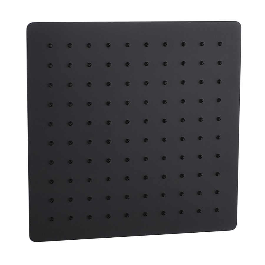 Black 2 Outlet  Wall Mounted  Thermostatic Mixer Shower Set with Hand Shower - Zana