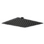 250mm Black Square Rainfall Shower Head