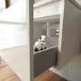 600mm White Wall Hung Vanity Unit with Basin - Toledo