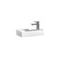 White Gloss 400 x 200mm Floor Standing Basin Vanity Unit - Cranbrook