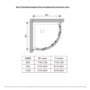 800mm Frameless Quadrant Shower Enclosure with Shower Tray - Aquila 