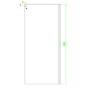Grade A2 - 1000x800mm Frameless Rectangular Sliding Shower Enclosure with Shower Tray - Aquila