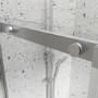 Chrome 8mm Glass Frameless Rectangular Sliding Shower Enclosure 1000x800mm - Aquila