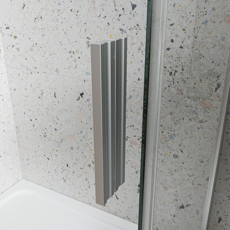 Chrome 8mm Glass Frameless Rectangular Sliding Shower Enclosure 1200x900mm - Aquila