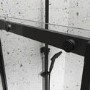 Black 8mm Glass Frameless Rectangular Sliding Enclosure with Shower Tray 1000x800mm - Aquila