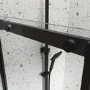 Black 8mm Glass Frameless Rectangular Sliding Shower Enclosure 1000x700mm - Aquila