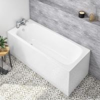 1500 x 700 Colt Single Ended Steel Bath with 2 Tap Holes 1500 x 700 Colt Single Ended Steel Bath with 2 Tap Holes