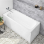 1600 x 700 Colt Single Ended Steel Bath with 0 Tap Holes