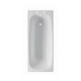 1600 x 700 Colt Single Ended Steel Bath with 2 Tap Holes