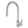 Chrome Single Lever Pull Out Traditional Monobloc Kitchen Mixer Tap - Enza Evelyn