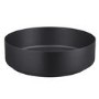 Stainless Steel Black Round Countertop Basin with Tall Mixer Tap - Zorah