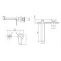 Stainless Steel Grey Round Countertop Basin with Wall Mounted Mixer Tap - Zorah