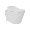 Wall Hung Toilet with Smart Bidet Toilet Seat - Purificare