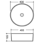 Grade A2 - 650mm White Traditional Freestanding Vanity Unit with Basin and Chrome Handles - Kentmere