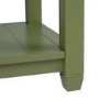 850mm Green Traditional Freestanding Vanity Unit with Basin and Brass Handles - Kentmere