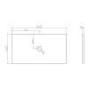 850mm Green Traditional Freestanding Vanity Unit with Basin and Brass Handles - Kentmere