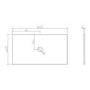 850mm Green Traditional Freestanding Vanity Unit with Basin and Brass Handles - Kentmere