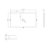 850mm Green Traditional Freestanding Vanity Unit with Basin and Brass Handles - Kentmere
