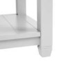 1250mm White Traditional Freestanding Vanity Unit with Black Handles - Kentmere