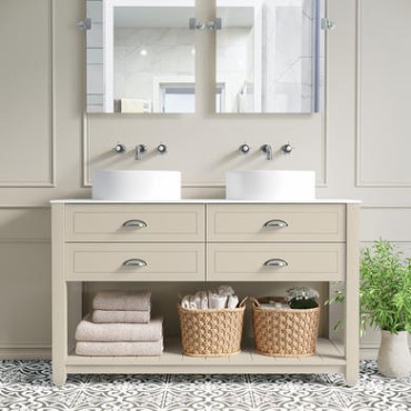 Double Sink Vanity Units Better Bathrooms Double Sink Vanity Units Better Bathrooms, 58 Inch White Vanity Unit