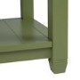 1250mm Green Traditional Freestanding Vanity Unit with Basins and Brass Handles - Kentmere