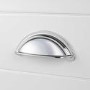 4 Chrome Cup Handles - Kentmere