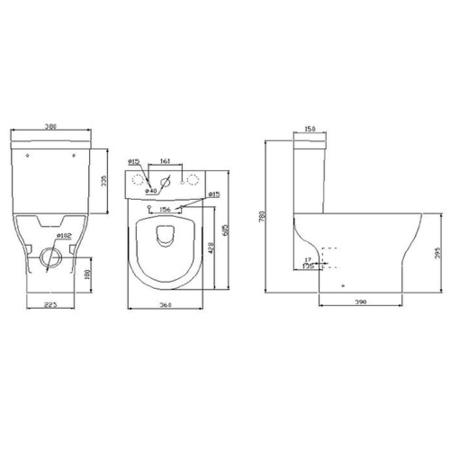 Cloakroom Suite with White Freestanding Vanity Unit Black Handle and Corner Close Coupled Toilet - Virgo
