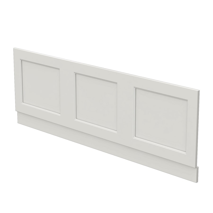 Ashbourne Wooden 1700mm Bath Panel - White